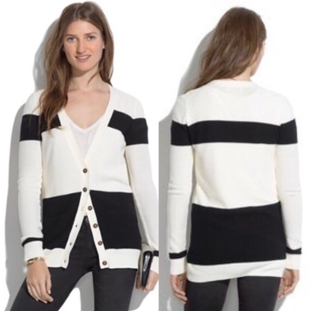 Madewell Inlet Colorblock Cardigan - image 1